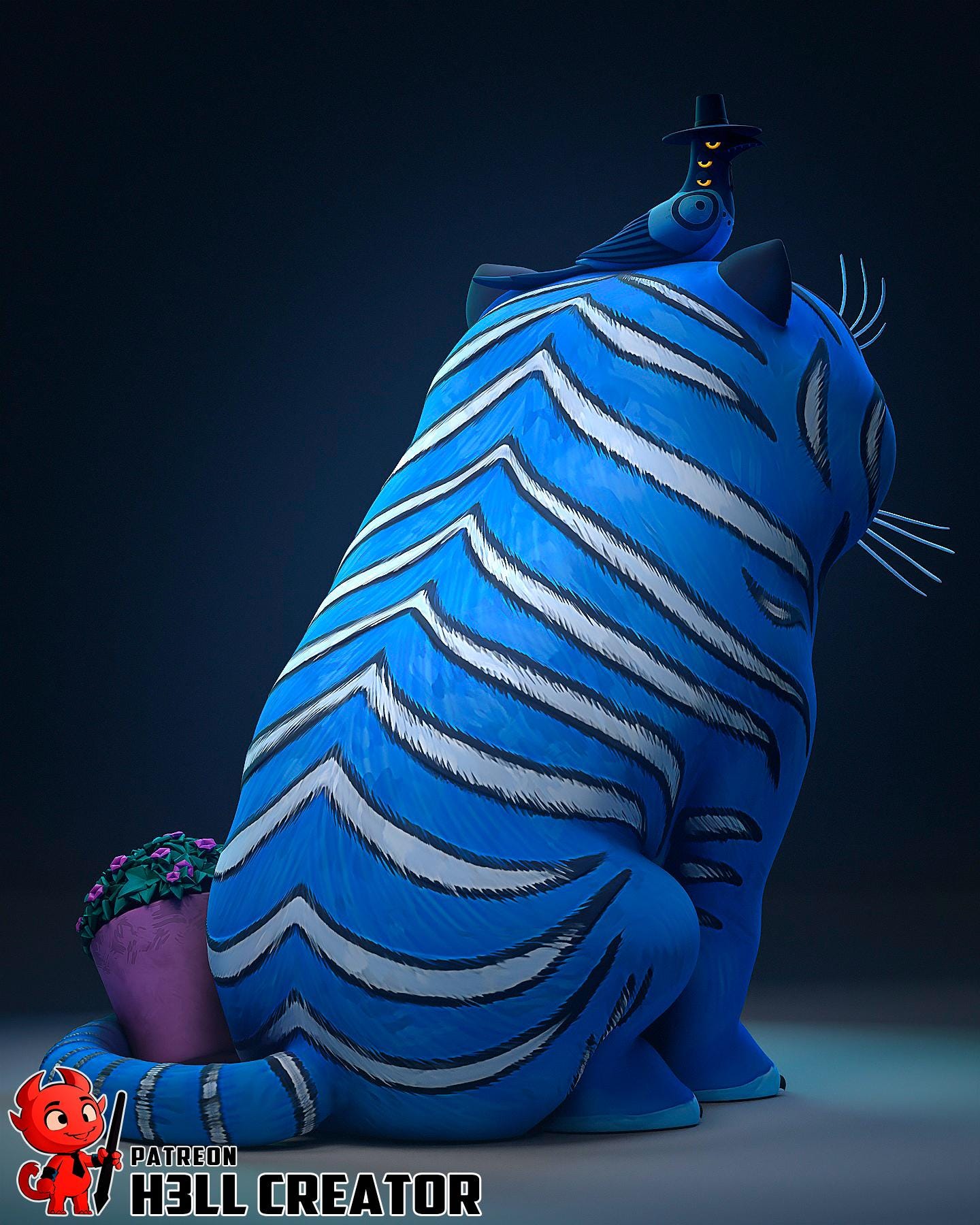 Derpy & Sussie from K-Pop Demon Hunters - Fan Art - Resin Miniature - H3LL Creator DIY Model Kit 1:12