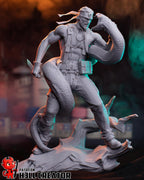 Big Boss (Naked Snake) from Metal Gear Solid - SNAKE EATER - Fan Art - Resin Miniature - H3LL Creator DIY Model Kit 1:12