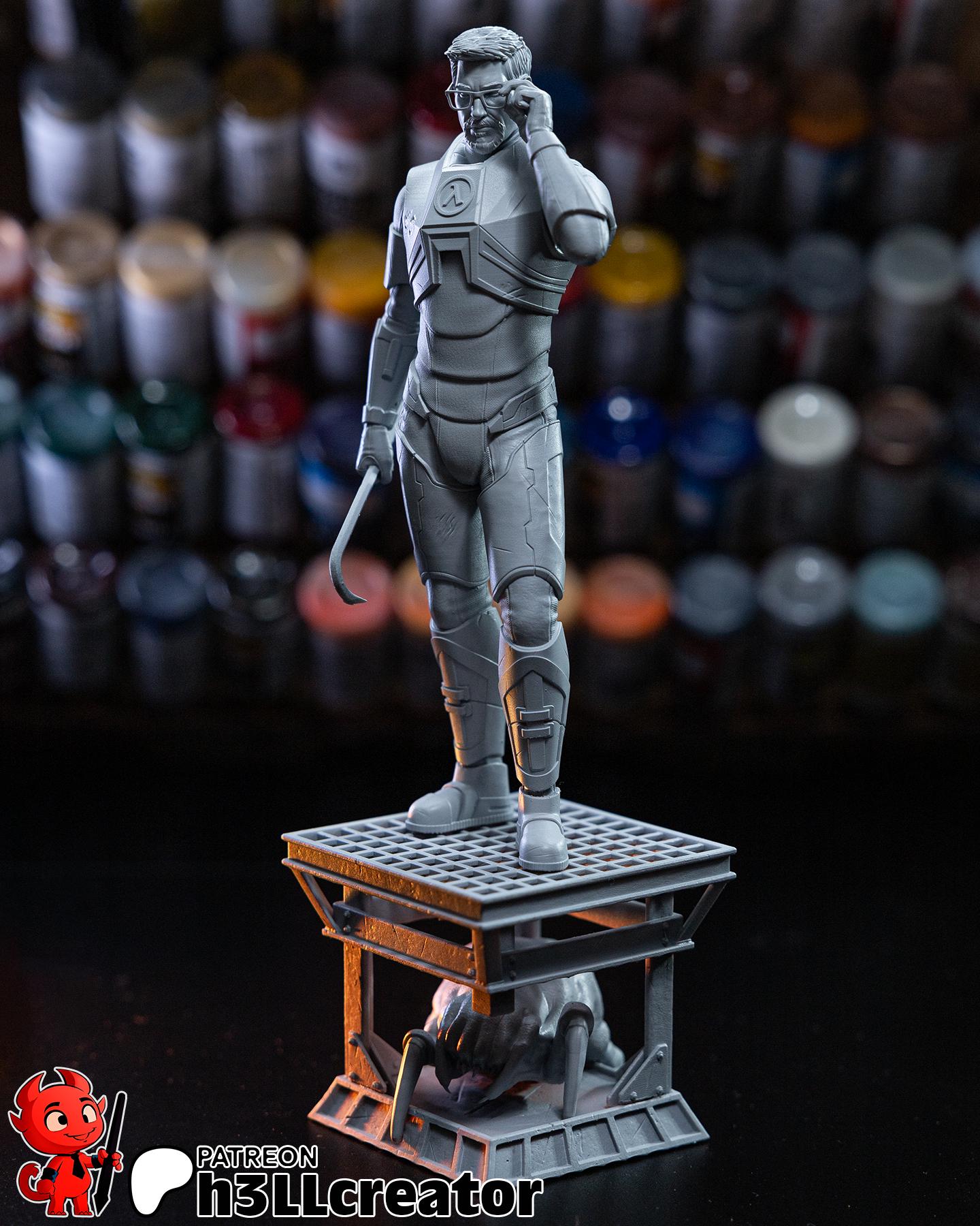 Gordon Freeman from Half Life 2 (fan art) | Full Model or Bust | Miniature scale 1:12 | h3LL Creator | DIY Model Kit