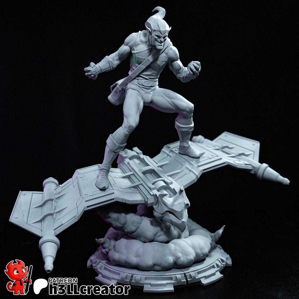 Green Goblin from Spider Man (fan art) | Full Model or Bust | Miniature scale 1:12 | h3LL Creator | DIY Model Kit