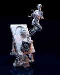 Chell from Portal 2 (fan art) | Full Model or Bust | Miniature scale 1:12 | h3LL Creator | DIY Model Kit