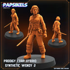 Prodigy Corp Synthetic Wendy Miniature: Alien Earth Hybrid - Papsikels Sci-Fi TTRPG (28/32mm)