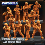 SAR Team Miniatures: Prodigy Corp Alien Earth Sci-Fi TTRPG Figurines by Papsikels