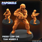 SAR Team Miniatures: Prodigy Corp Alien Earth Sci-Fi TTRPG Figurines by Papsikels