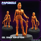 Cyberpunk K-pop Demon Hunter Miniatures - 28mm/32mm 3D Resin Models for RPG and TTRPG