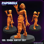 Cyberpunk K-pop Demon Hunter Miniatures - 28mm/32mm 3D Resin Models for RPG and TTRPG