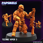 Techno-Vipers Miniatures: Cyberpunk GI Joe Fan Art - Papsikels 32mm Scale