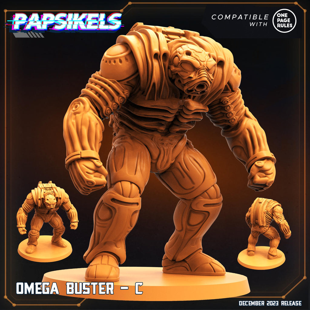 Omega Busters Resin Miniatures: Alien Inspired, Papsikels Fantasy (28mm/32mm)