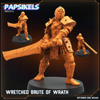 Wretched Brutes of Wrath: Resin Miniature - Trench Crusade - Papsikels (28/32mm)