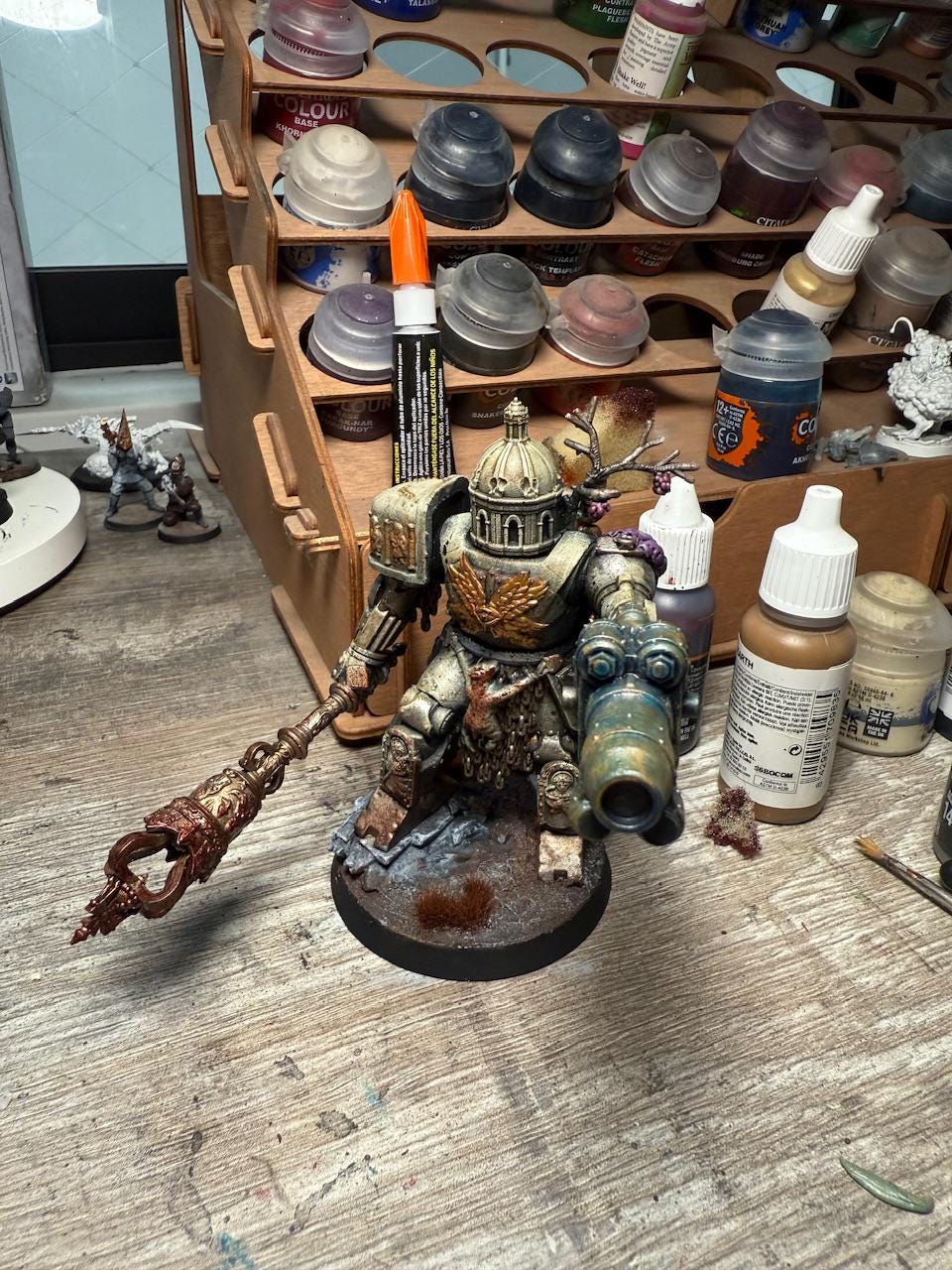 Quaipo Shrine Anchorite | Trench Crusade Fantasy Resin Miniature | 32mm Tabletop Grimdark Pilgrim
