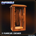 D Plumbicare Container (Orchid Specimen) – Alien: Earth | Sci-Fi Terrain & Display Prop | Papsikels Miniatures (28/32mm)