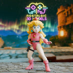 Super Brawl Legends | Nostalgic 3D Mario × Street Fighter Fusion Set | Large & Small Collectible Resin Figures