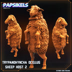 Trypanohyncha Ocellus (T.Ocellus) Sheep Host | 28 mm / 32 mm Scale | Alien Earth Inspired | Papsikels Miniatures
