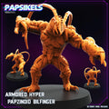 Armored Hyper Papzinoid Bilfinger – Bio-Weapon Warrior | Guyver Inspired | 28mm / 32mm Scale | Papsikels Miniatures