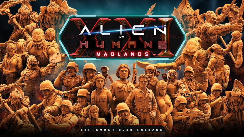 Synthetic Skull Hunter Companion (2 Variants) | Predator Badlands-Inspired Sci-Fi Miniatures | Papsikels September 2025 (28mm/32mm Scale)