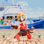 Super Brawl Legends | Nostalgic 3D Mario × Street Fighter Fusion Set | Large & Small Collectible Resin Figures