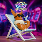 Summer Beach Day | Nostalgic 3D Pokémon-Inspired Resin Figures | Pikachu, Eevee & Snorlax | Collector Display Set