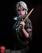 Ciri – Cyberpunk 2077 Fan art | H3LLcreator | Full Model or Bust | Premium Resin Print