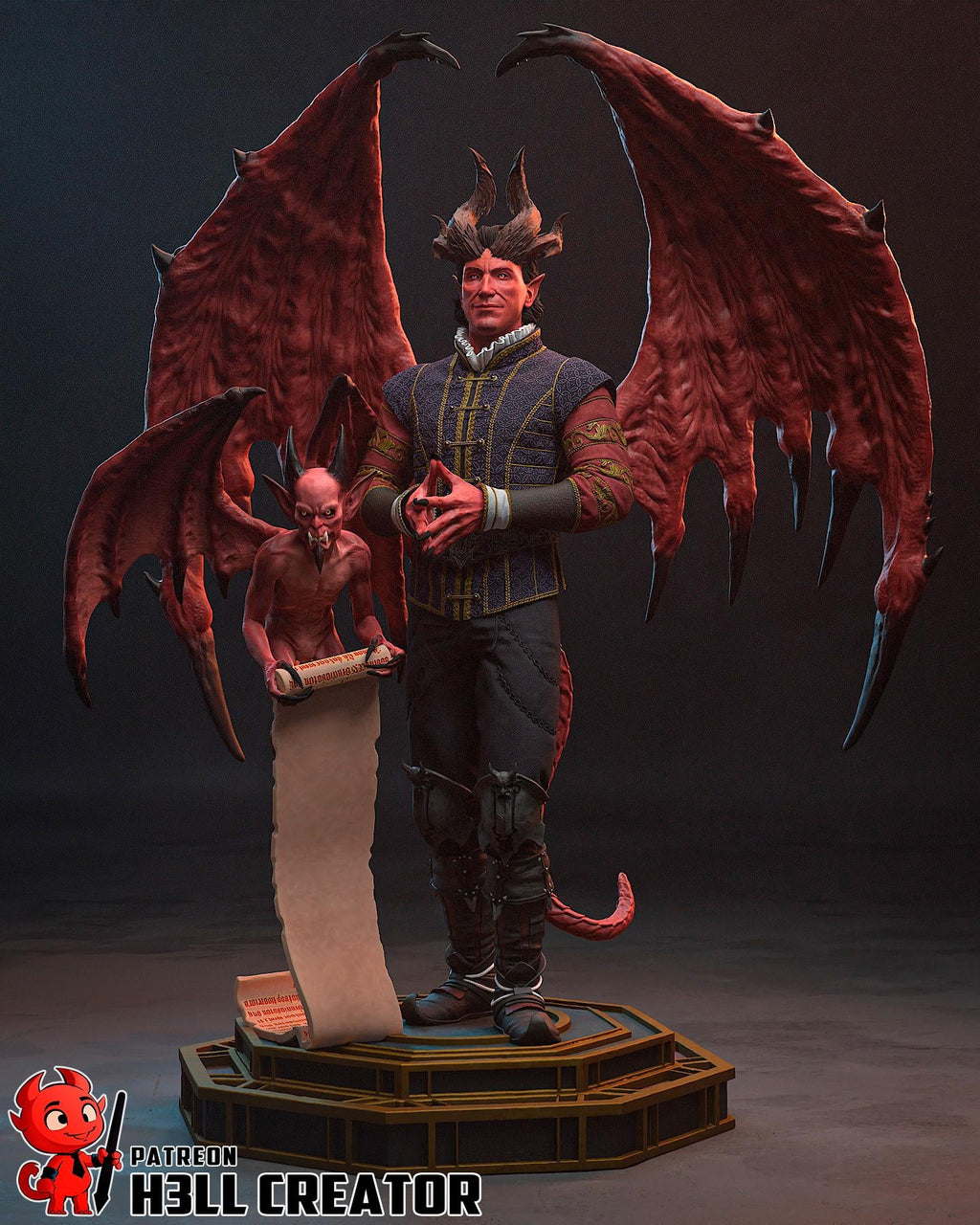 Raphael (Fan Art) – Baldur’s Gate 3 | H3LLcreator | Full Model or Bust | Premium Resin Print