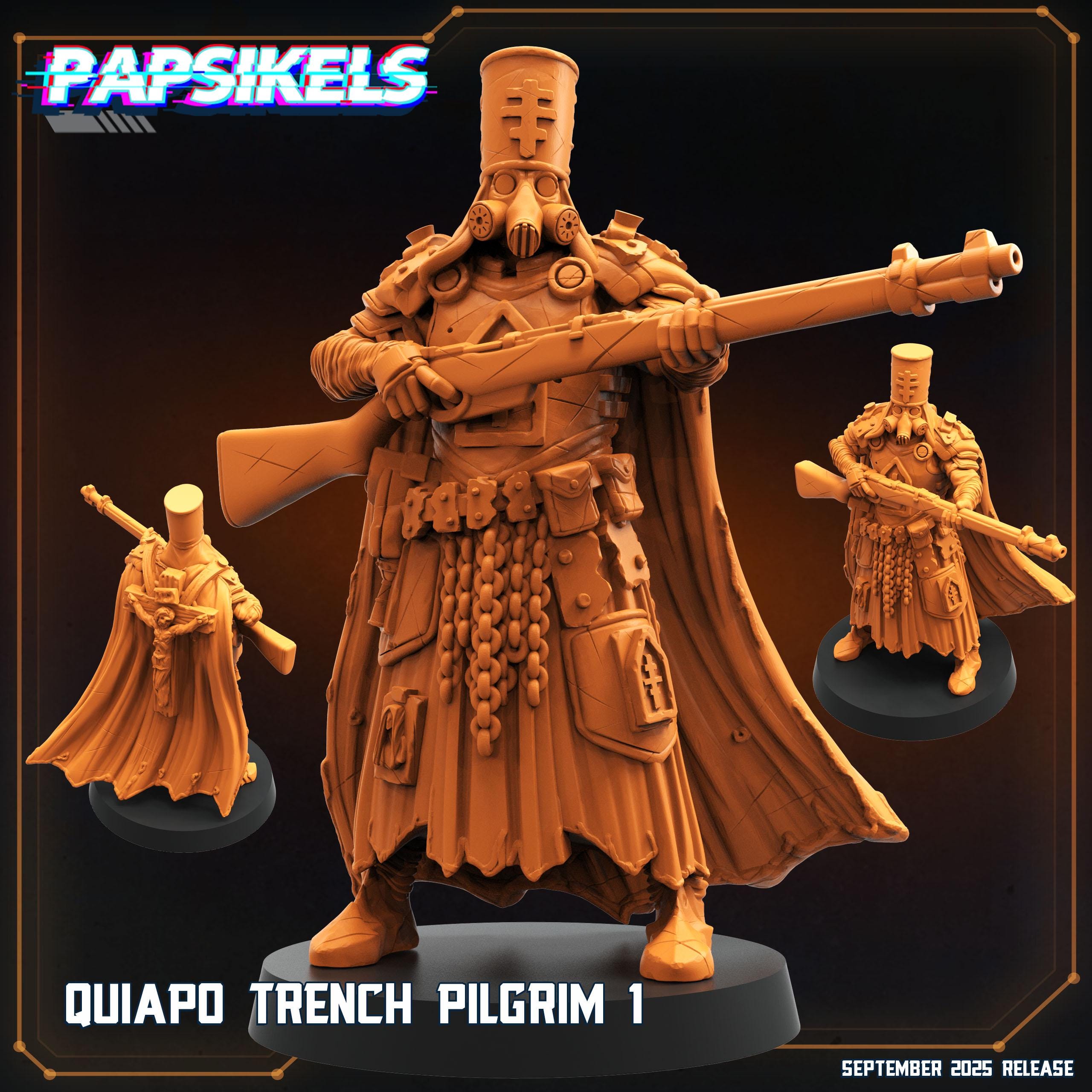 Quiapo Trench Pilgrims | Papsikels | Trench Crusade | 28mm or 32mm Scale | Individual or Full Set