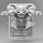 Alakazam V2 - 3D Printed Pokemon Card Wall Hanger | Fan Art | Pokemon TCG | Resin Model | ABC3D Models
