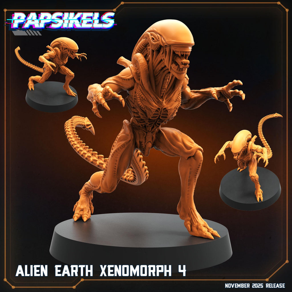 Alien Earth Xenomorphs | Papsikels | Alien Earth Collection | 28mm or 32mm Scale | Resin Miniatures