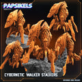Cybernetic Walker Stalkers | Papsikels | StarCraft-Inspired | 28mm or 32mm Scale | Resin Miniatures