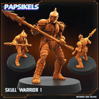 Skull Warriors 1–9 | Papsikels | Predator-Inspired | Killer of Killers Collection | Resin Miniatures