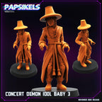Concert Demon Idol Collection — Abby, Baby, Jinu, Mystery & Romance | Demon Hunter K-Pop Icons | Papsikels Miniatures