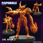 Evil Aptom | Bio-Weapon Stalker | Guyver-Inspired Resin Miniature | Choose Pose or Full Set | 28mm / 32mm Scale | 40mm Base