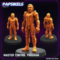 Master Control Program | Tron-Inspired Resin Miniature | 28mm / 32mm Scale | 25mm Base | Choose Pose or Set | Papsikels