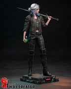 Ciri – Cyberpunk 2077 Fan art | H3LLcreator | Full Model or Bust | Premium Resin Print
