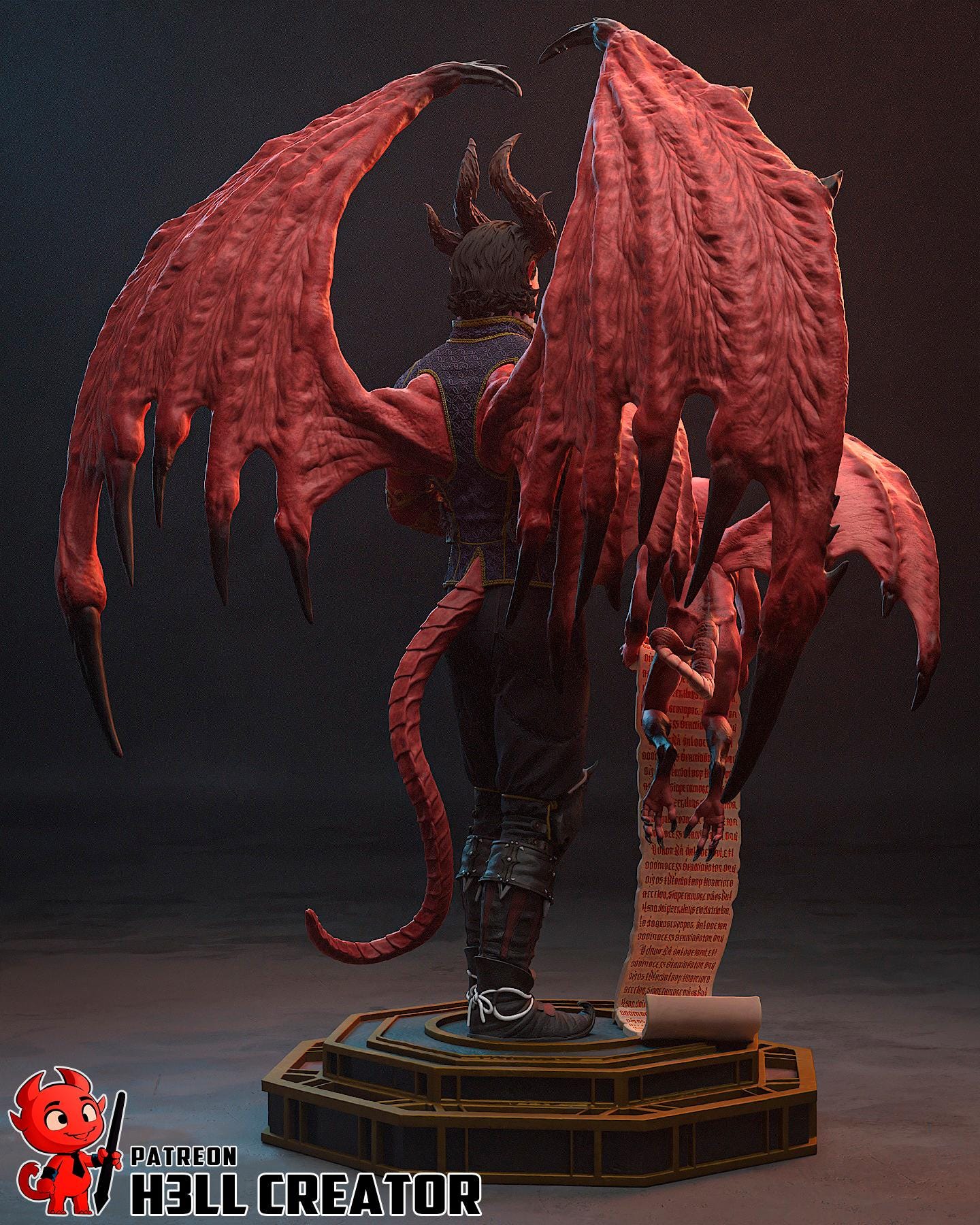 Raphael (Fan Art) – Baldur’s Gate 3 | H3LLcreator | Full Model or Bust | Premium Resin Print