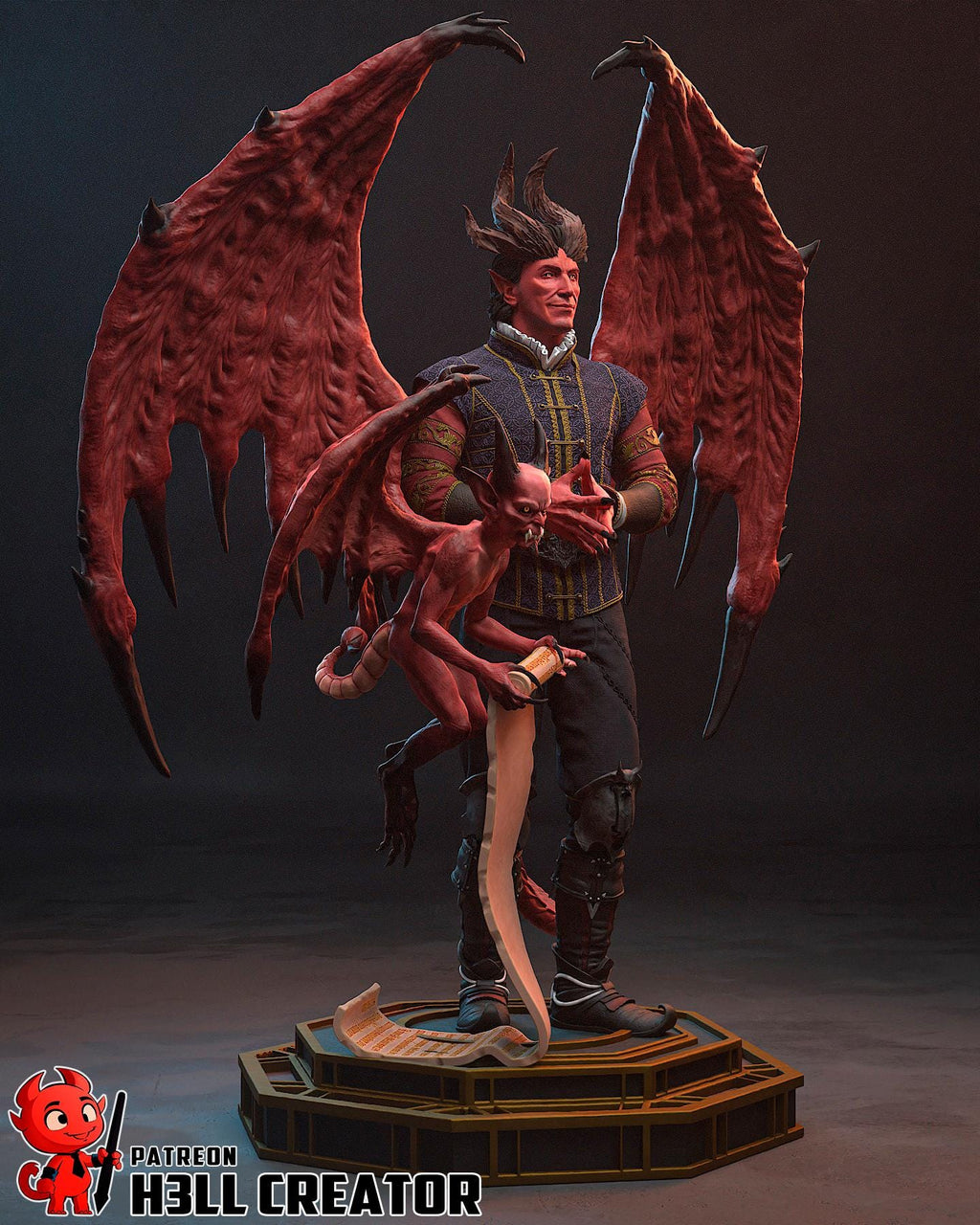 Raphael (Fan Art) – Baldur’s Gate 3 | H3LLcreator | Full Model or Bust | Premium Resin Print