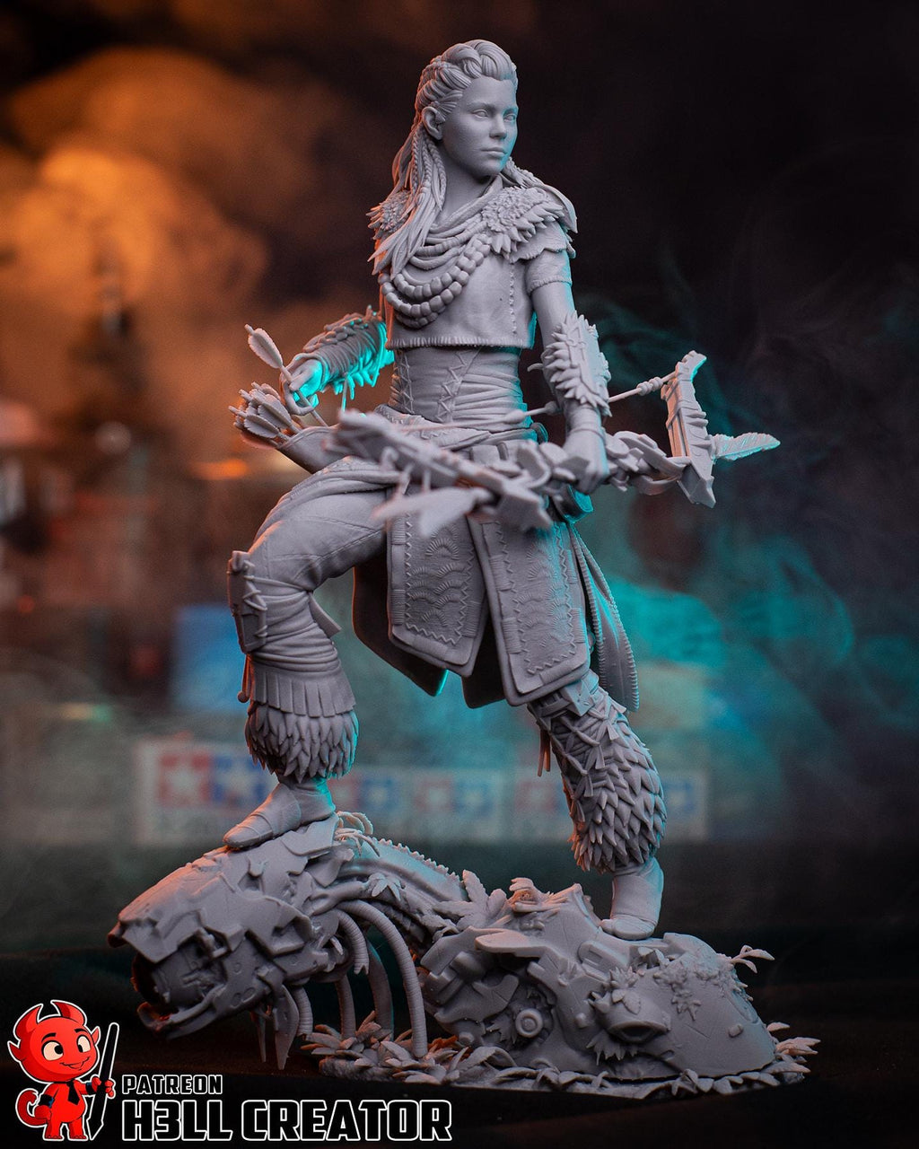 Aloy (Fan Art) – Horizon Zero Dawn | H3LLcreator | Full Model or Bust | Premium Resin Print