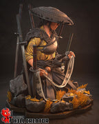 Atsu (Fan Art) – Ghost of Yotei | H3LLcreator | Full Model or Bust | Premium Resin Print