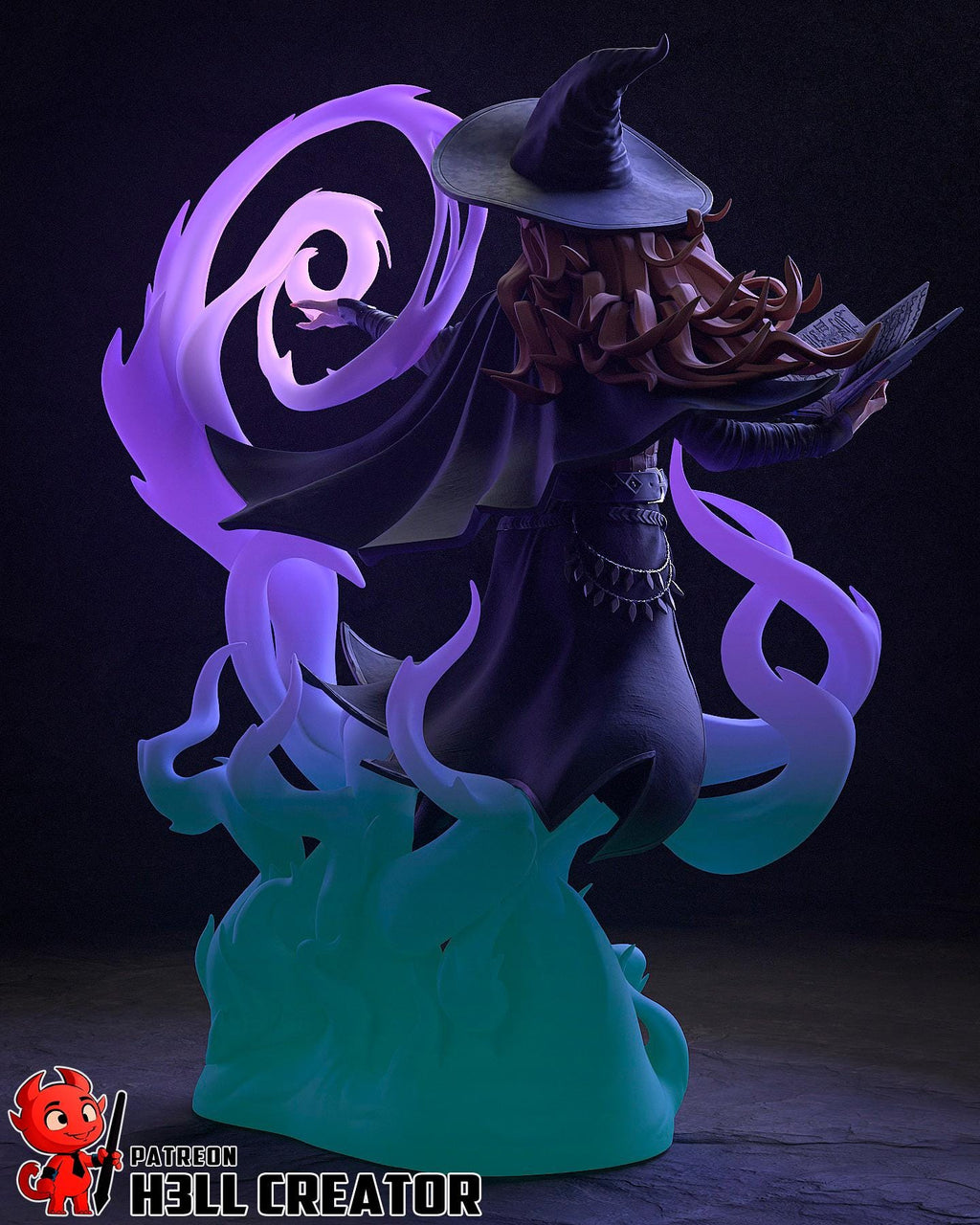 Tasha (Fan Art) – Dungeons & Dragons: The Forgotten Realms | H3LLcreator | Full Model or Bust | Premium Resin Print