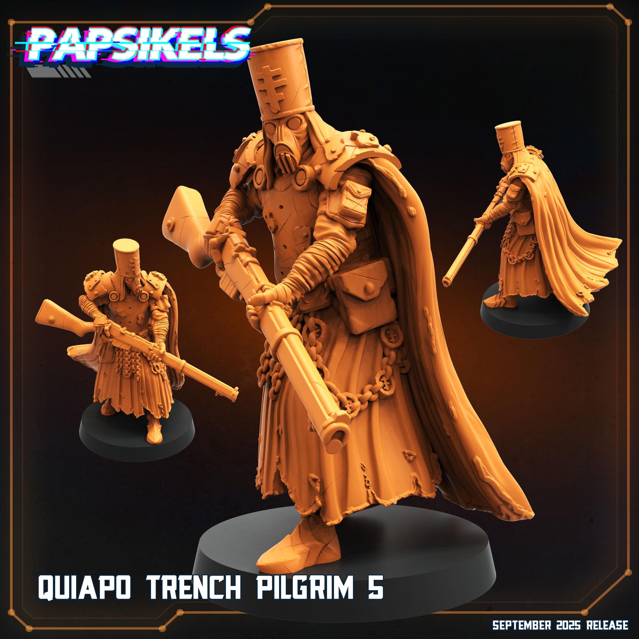 Quiapo Trench Pilgrims | Papsikels | Trench Crusade | 28mm or 32mm Scale | Individual or Full Set