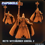 Recto Witchburner General | Papsikels | Trench Crusade | 28mm or 32mm Scale | Individual or Set of 3