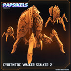 Cybernetic Walker Stalkers | Papsikels | StarCraft-Inspired | 28mm or 32mm Scale | Resin Miniatures