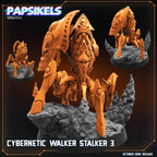Cybernetic Walker Stalkers | Papsikels | StarCraft-Inspired | 28mm or 32mm Scale | Resin Miniatures