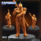 Skull Warriors 1–9 | Papsikels | Predator-Inspired | Killer of Killers Collection | Resin Miniatures