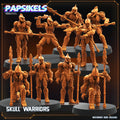 Skull Warriors 1–9 | Papsikels | Predator-Inspired | Killer of Killers Collection | Resin Miniatures