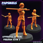 Apprentice of Hero: Program Kevin | Papsikels | Cyber Grid Universe | TRON Inspired | Resin Miniature