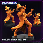 Concert Demon Idol Collection — Abby, Baby, Jinu, Mystery & Romance | Demon Hunter K-Pop Icons | Papsikels Miniatures