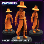 Concert Demon Idol Collection — Abby, Baby, Jinu, Mystery & Romance | Demon Hunter K-Pop Icons | Papsikels Miniatures