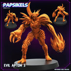 Evil Aptom | Bio-Weapon Stalker | Guyver-Inspired Resin Miniature | Choose Pose or Full Set | 28mm / 32mm Scale | 40mm Base