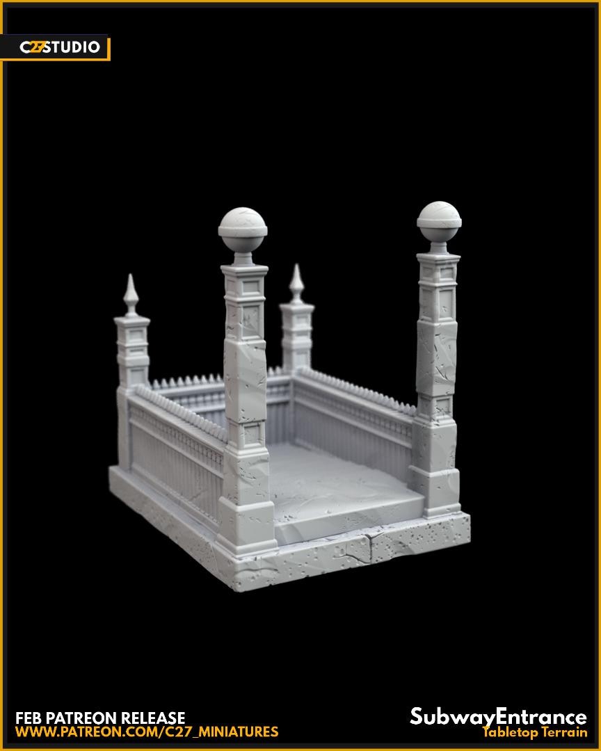 Ground Zero Scenery Set | Modern Tabletop Scenery | C27 Studio