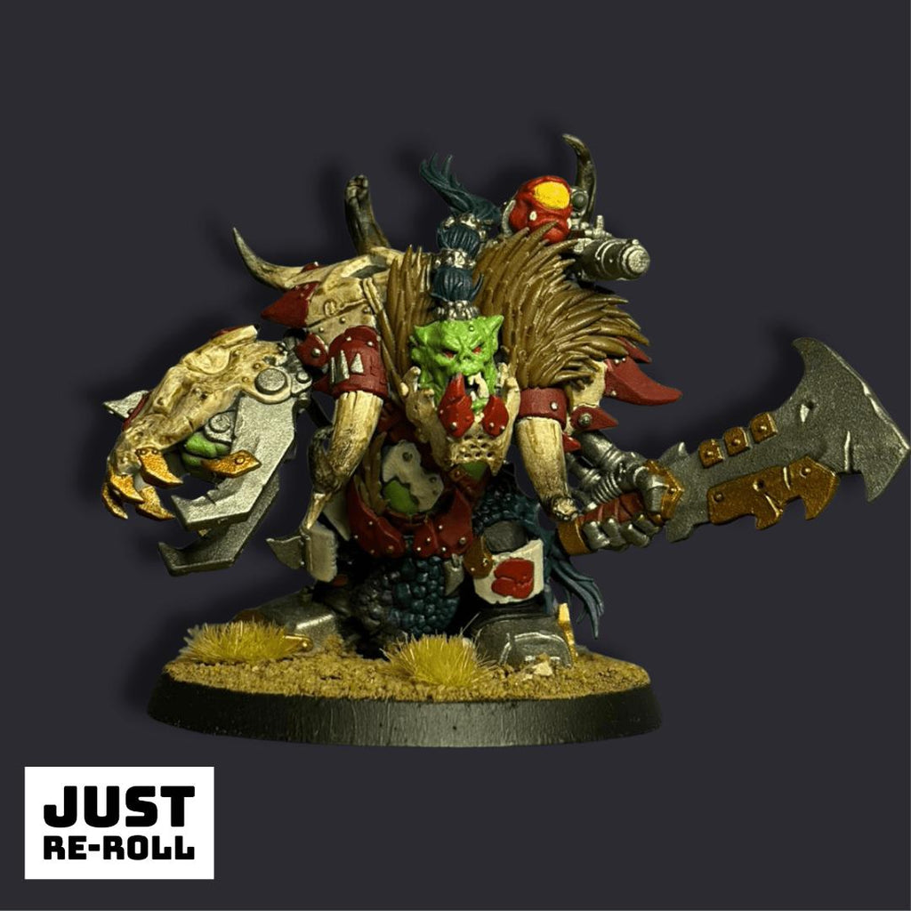 Orks Beastboss - Hand Painted & Tabletop Ready
