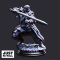 Mortimer “Who Danced With Death” Professional Hexhunter - 3D Printed Fighter Character Miniature